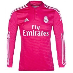 Camisa retro Adidas Real Madrid 2014 2015 II jogador manga comprida